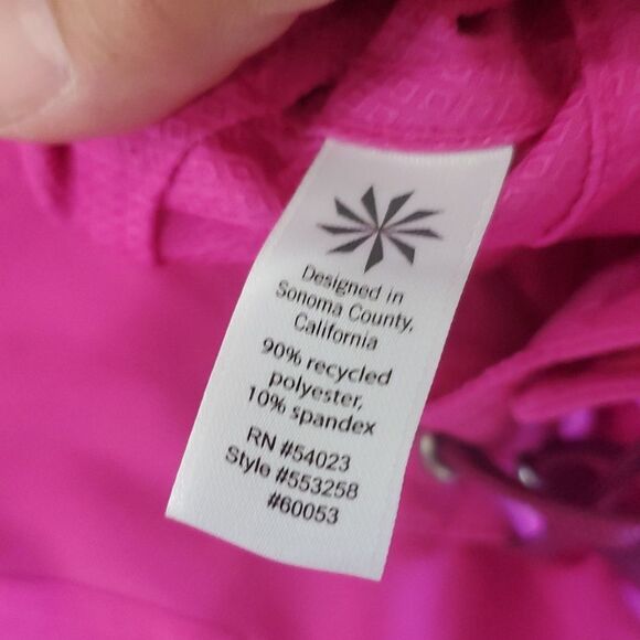 Athleta Board Shorts Womens 10 Clearwater Pink Geometric 6” Inseam UPF 50 Swim - Picture 3 of 4